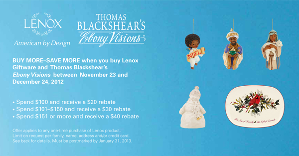 Lenox Holiday Mail In Rebate